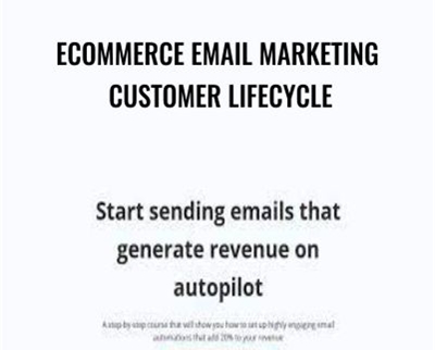 eCommerce Email Marketing Customer Lifecycle - Andriy Boychuk