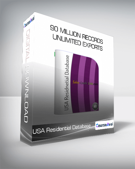 USA Residential Database - 90 Million records - Unlimited Exports