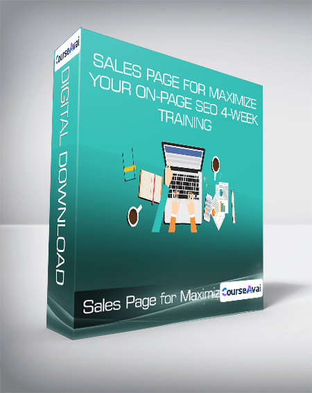 Sales Page for Maximize Your On-Page Seo 4-Week Training