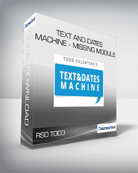 RSD Todd - Text And Dates Machine - Missing Module