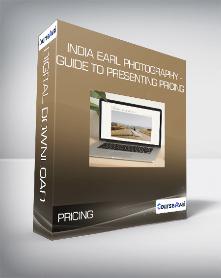 India Earl Photography - Guide to Presenting Pricing
