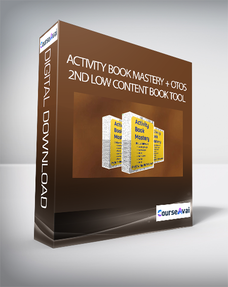 Activity Book Mastery + OTOs - 2nd Low Content Book Tool