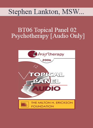 [Audio Only] BT06 Topical Panel 02 - Psychotherapy: Art or Science? - Stephen Lankton