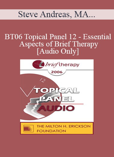 [Audio Only] BT06 Topical Panel 12 - Essential Aspects of Brief Therapy - Steve Andreas