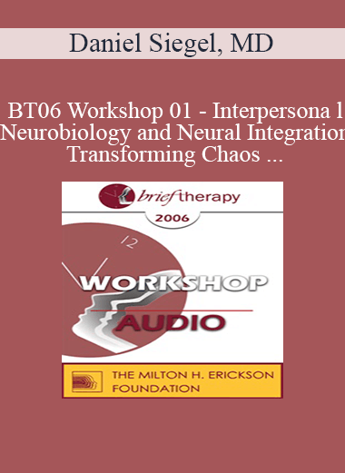[Audio Only] BT06 Workshop 01 - Interpersonal Neurobiology and Neural Integration - Transforming Chaos and Rigidity into Coherence: Defining the Mind and Well-Being - Daniel Siegel
