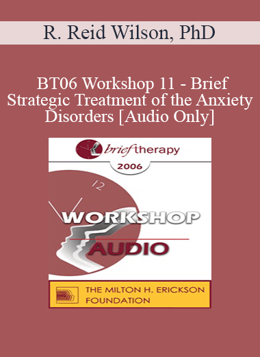 [Audio Only] BT06 Workshop 11 - Brief Strategic Treatment of the Anxiety Disorders - R. Reid Wilson