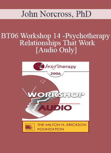 [Audio Only] BT06 Workshop 14 - Psychotherapy Relationships That Work: Tailoring the Relationship to the Individual Patient - John Norcross
