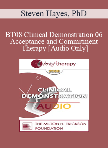 [Audio Only] BT08 Clinical Demonstration 06 - Acceptance and Commitment Therapy - Steven Hayes