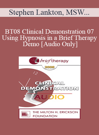 [Audio Only] BT08 Clinical Demonstration 07 - Using Hypnosis in a Brief Therapy Demo - Stephen Lankton