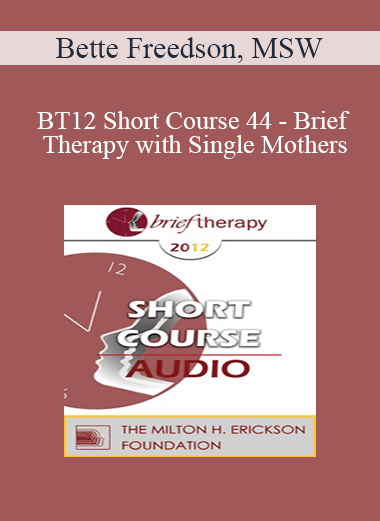 [Audio] BT12 Short Course 44 - Brief Therapy with Single Mothers: The Transformational Alchemy of Metaphor - Bette Freedson