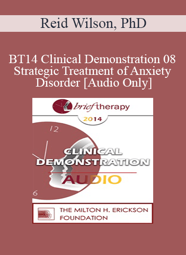 [Audio] BT14 Clinical Demonstration 08 - Strategic Treatment of Anxiety Disorder - Reid Wilson