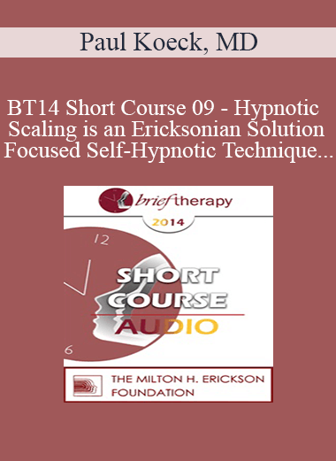 [Audio] BT14 Short Course 09 - Hypnotic Scaling is an Ericksonian Solution Focused Self-Hypnotic Technique That Allows Your Clients to Choose Freely Where to Move on Their Solution Scale - Paul Koeck