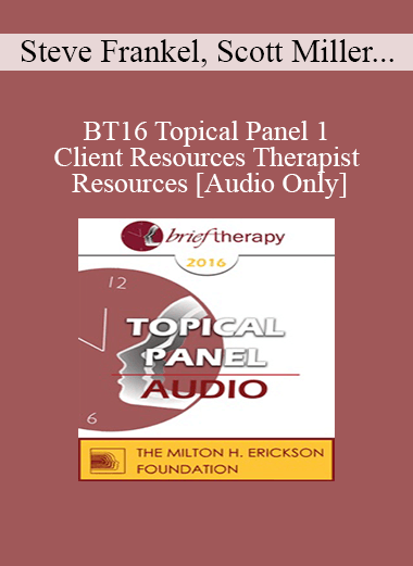 [Audio] BT16 Topical Panel 1 - Client Resources Therapist Resources - Steve Frankel