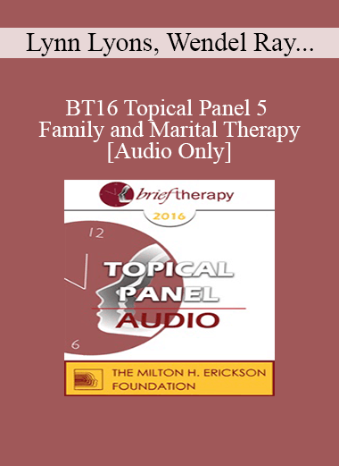 [Audio] BT16 Topical Panel 5 - Family and Marital Therapy - Lynn Lyons