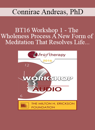 [Audio] BT16 Workshop 1 - The Wholeness Process A New Form of Meditation That Resolves Life Issues - Connirae Andreas