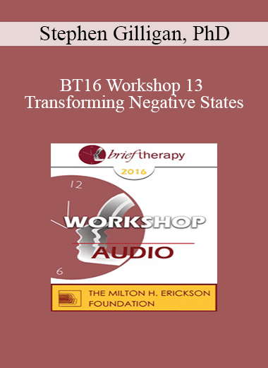 [Audio] BT16 Workshop 13 - Transforming Negative States: An Essential Skill in Generative Therapy - Stephen Gilligan