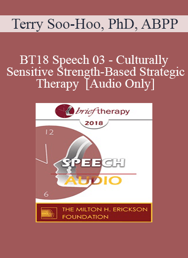 [Audio] BT18 Speech 03 - Culturally Sensitive Strength-Based Strategic Therapy - Terry Soo-Hoo