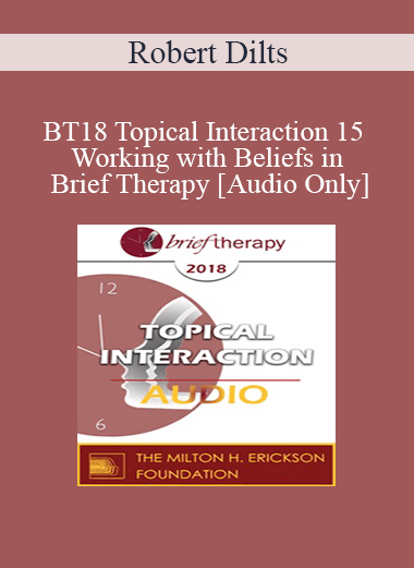 [Audio] BT18 Topical Interaction 15 - Working with Beliefs in Brief Therapy - Robert Dilts