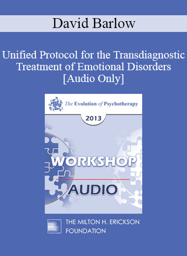 [Audio] EP13 Workshop 02 - Unified Protocol for the Transdiagnostic Treatment of Emotional Disorders - David Barlow