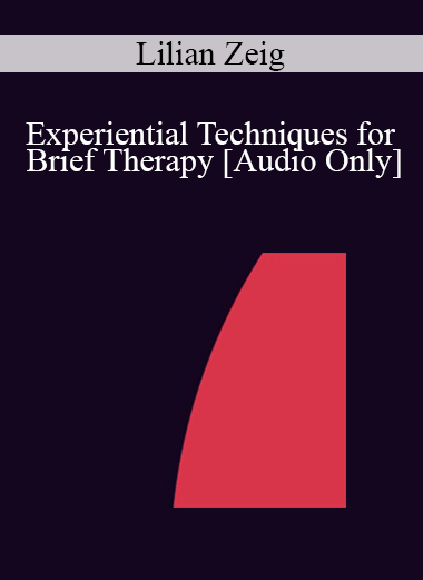 [Audio] IC04 Workshop 07 - Experiential Techniques for Brief Therapy - Lilian Zeig