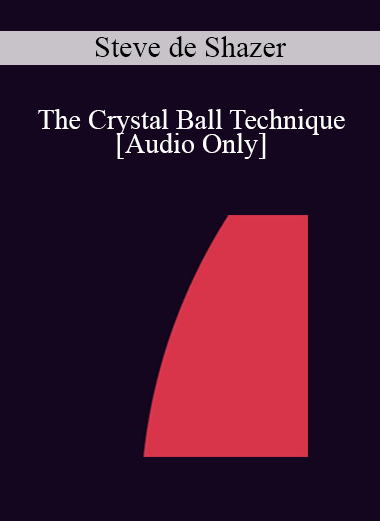 [Audio] IC88 Workshop 63 - The Crystal Ball Technique - Steve de Shazer