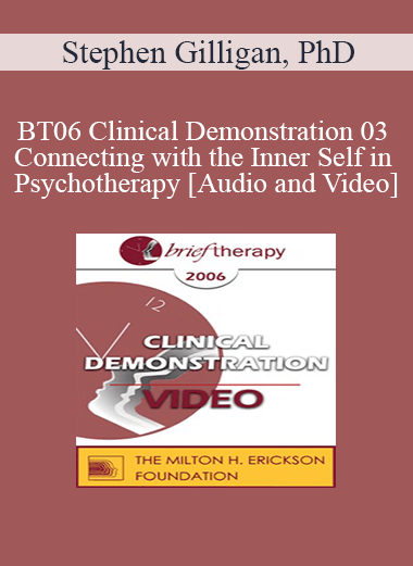 [Audio and Video] BT06 Clinical Demonstration 03 - Connecting with the Inner Self in Psychotherapy - Stephen Gilligan
