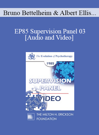 EP85 Supervision Panel 03 - Bruno Bettelheim