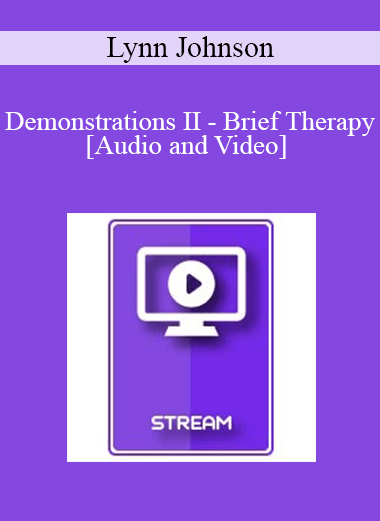 IC92 Workshop 27b - Demonstrations II - Brief Therapy: An Integrative Approach - Lynn Johnson