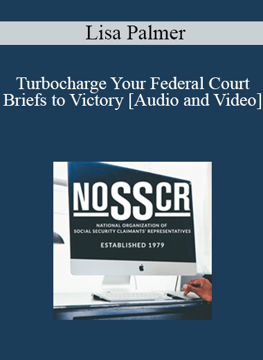 Lisa Palmer - Turbocharge Your Federal Court Briefs to Victory