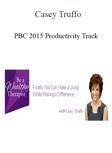 Casey Truffo - PBC 2015 Productivity Track