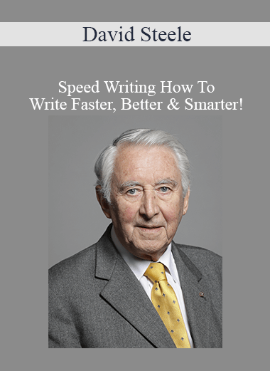 David Steele - Speed Writing How To Write Faster