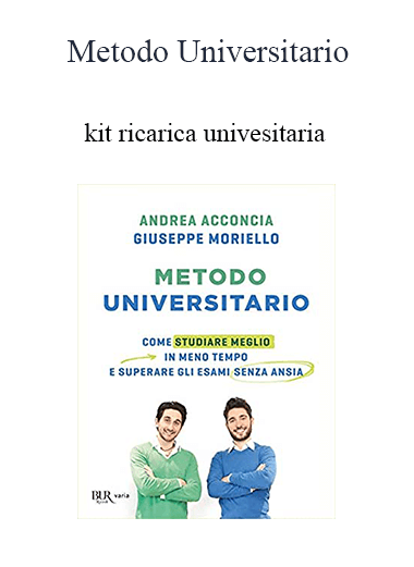 Metodo Universitario - Kit Ricarica Univesitaria