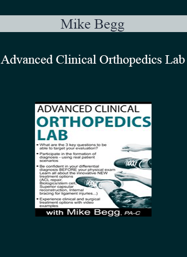 Mike Begg - Advanced Clinical Orthopedics Lab