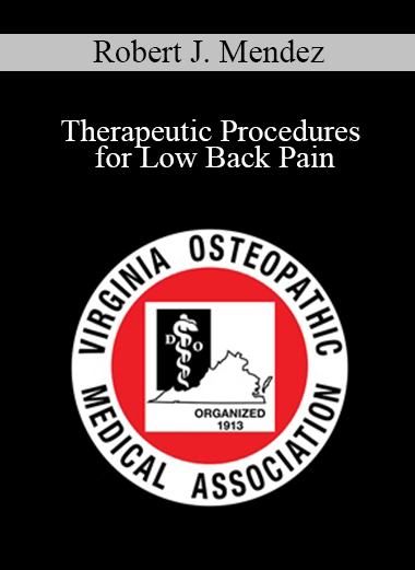 Robert J. Mendez - Therapeutic Procedures for Low Back Pain