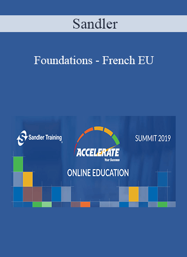 Sandler - Foundations - French EU