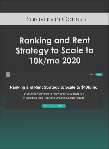 Saravanan Ganesh - Ranking and Rent Strategy to Scale to 10k/mo 2020