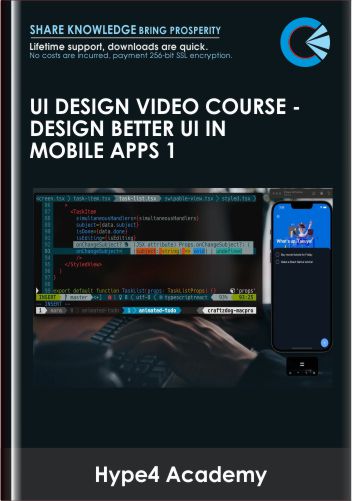 UI Design Video Course  - Design Better UI in Mobile Apps 1  -  Hype4 Academy