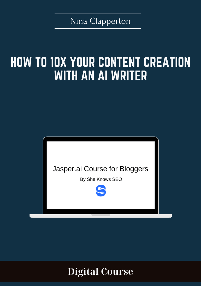 39 - How to 10x Your Content Creation With an AI Writer - Nina Clapperton Available