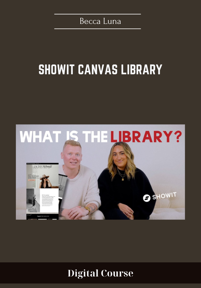 399 - Showit Canvas Library - Becca Luna Available
