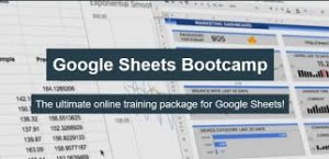 Ben Collins - Google Sheets Bootcamp
