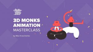 3D Monks Animation