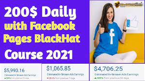 $200/Day With Facebook Pages Black Hat Course