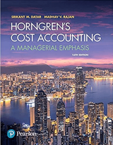 Datar & Rajan - Horngren's Cost Accounting