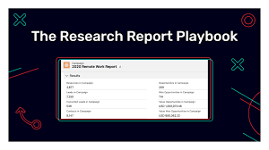 Erin Balsa - The Research Report Playbook: Here We Grow, Yo