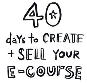 Leonie Dawson - 40 Days To Create And Sell Your Online Course Offer