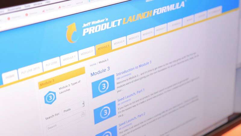 Product Launch Formula - review of modules