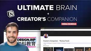 Thomas Frank - Ultimate Brain and Creator Companion Notion