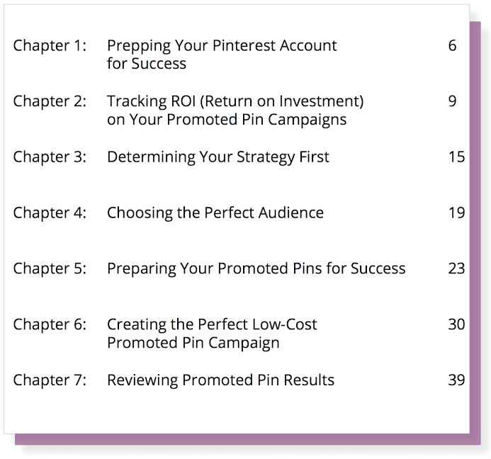 Pin Practical Promotions Primer Table of Contents
